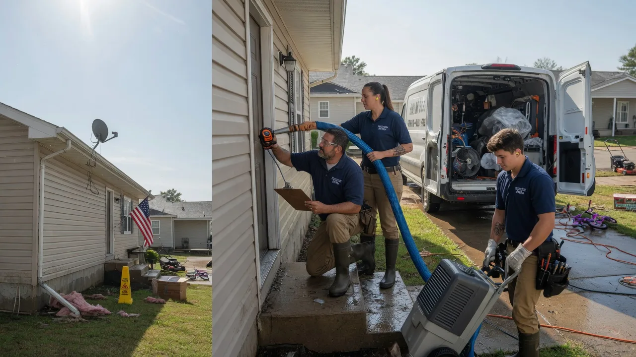 Ceiling Water Damage Restoration in Caledonia, MS near me